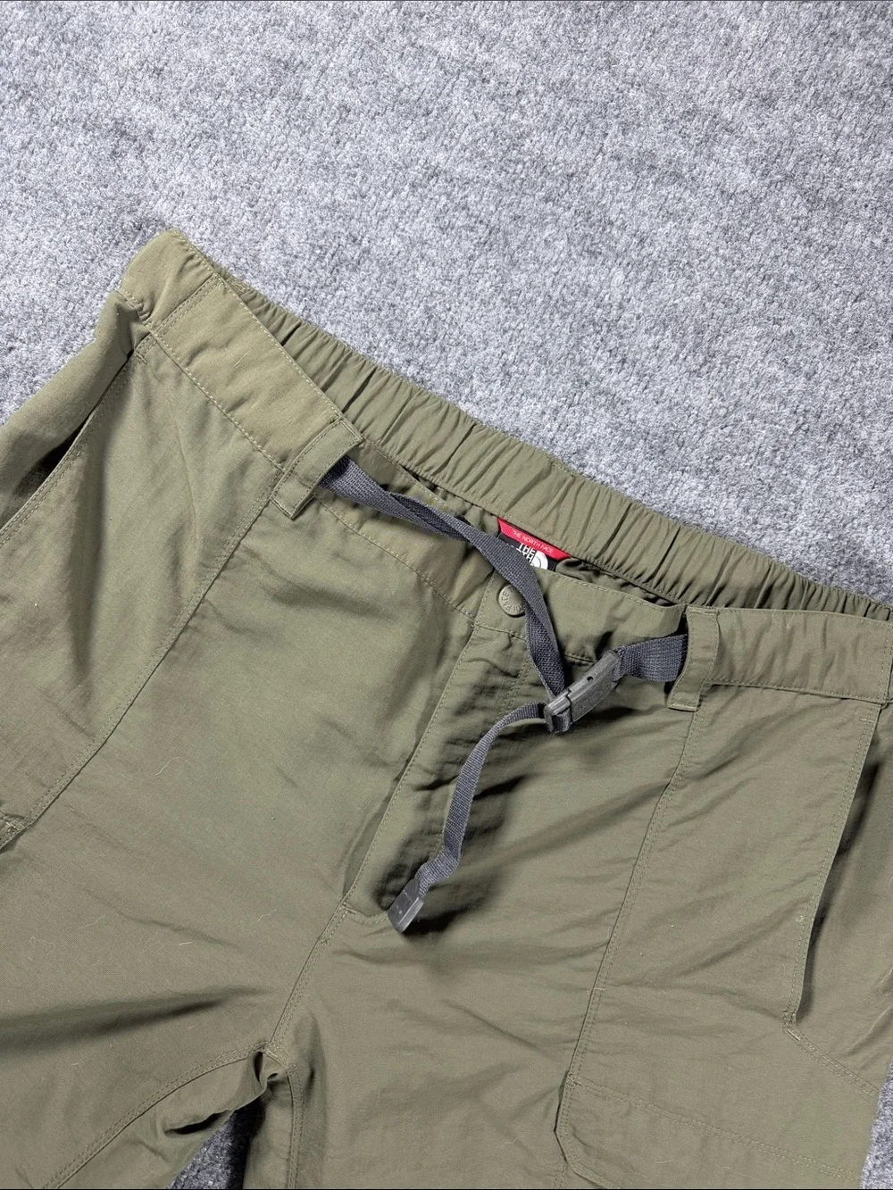 The North Face Olive Green Convertible Cargo Pants